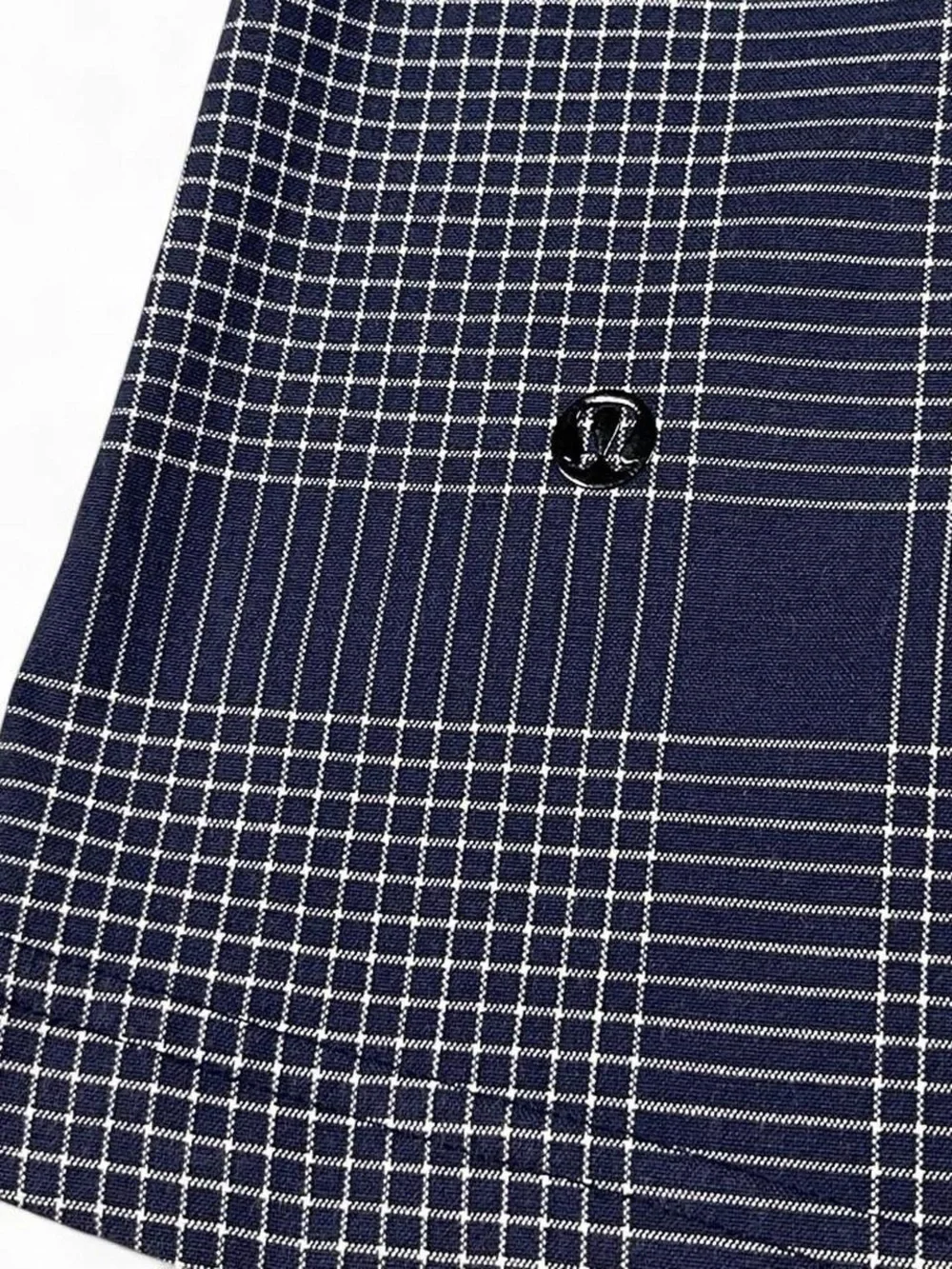 MINT Lululemon Kahuna 2.0 Commission Golf Shorts Navy Plaid Men’s Size W36 L10